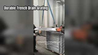 Grata di drenaggio per trincea per fossati per carichi pesanti
