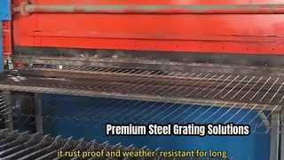 Soluzioni premium di griglie in acciaio per progetti industriali