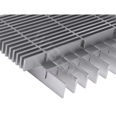 Carbon Stainless Industrial Steel Grating Good Ventilation Hot Dip Galvanized