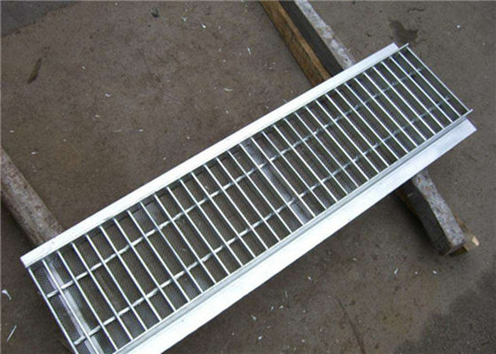 Hot Dipped Galvanized Steel Channel Drain Grate Cover With Angle, Industry Steel Grating