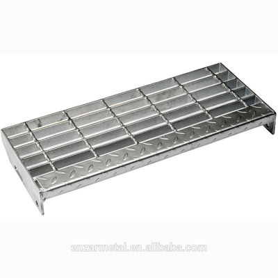 Galvanized Stair Step Board Treads Flooring Flat Steel Grating Factory