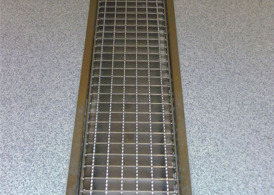 304 Stainless Steel Grating Heavy Duty Press Locked For Trench Cover And Platform Walkway Stair Treads