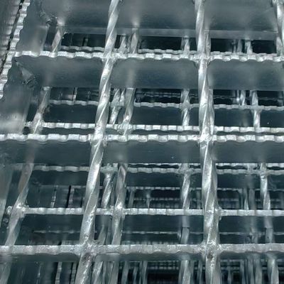 3mm Bar croce brillante sulla superficie Industrial Acciaio Decking Griglia