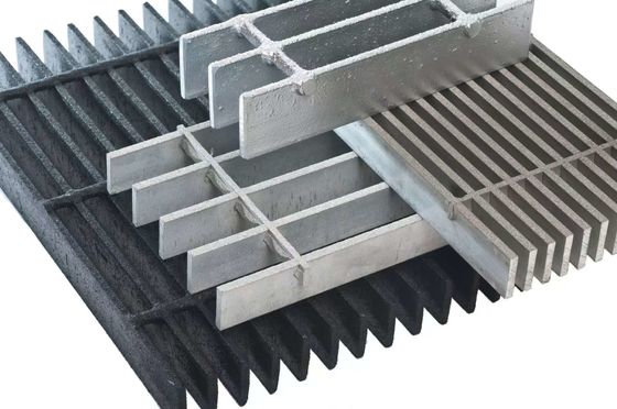 Saldatura a pressione Saldata per pavimenti industriali antiscivolo Griglie in acciaio