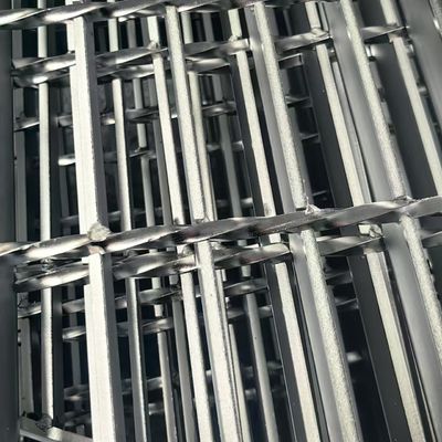 Griglie di acciaio di sicurezza galvanizzate a caldo per pavimenti industriali