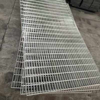 Griglie di pavimento in acciaio inossidabile industriali con cuscinetti da 30 mm