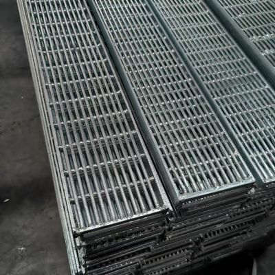 Griglie di acciaio industriale moderne con spessore di barra trasversale di 3 mm