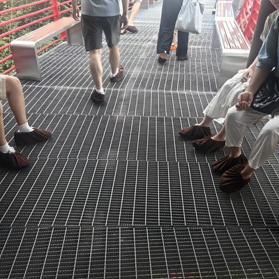 Griglia di acciaio industriale con spessore della barra trasversale di 3 mm
