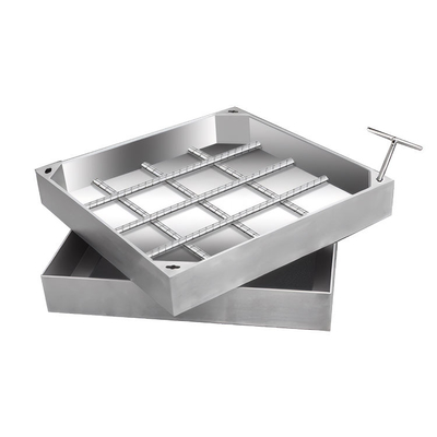 Griglie saldate in acciaio inossidabile 1000x6000 mm per piattaforme industriali