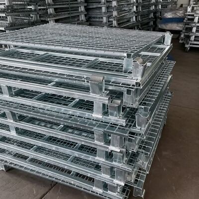 Gabbia di stoccaggio: pieghevole, impilabile per uno stoccaggio e trasporto efficienti.