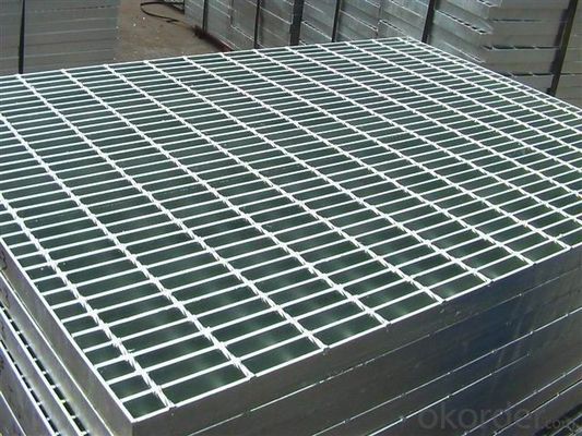 Hot Dip Galvanized Flooring Heavy Duty Steel Grating 32*5mm Anti-Skid